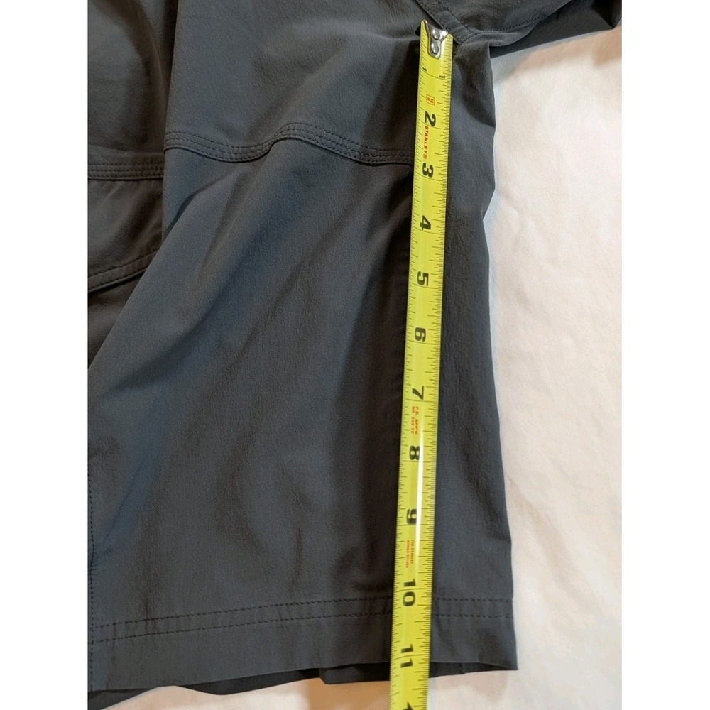Scheels Outfitter Mens XL Gray Technical Hiking Angler Cargo Shorts Stretch Tech - Picture 7 of 8